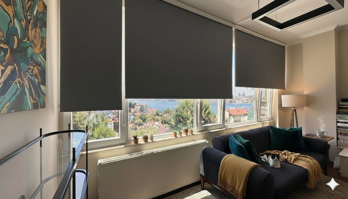 ArtMat Antrasit Stor Perde