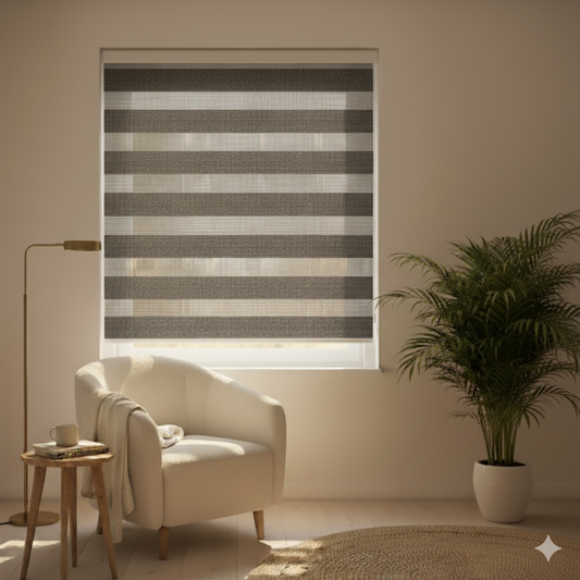 ArtTrend Blackout Antrasit Zebra Perde