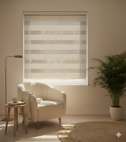 ArtTrend Blackout  Gri Zebra Perde