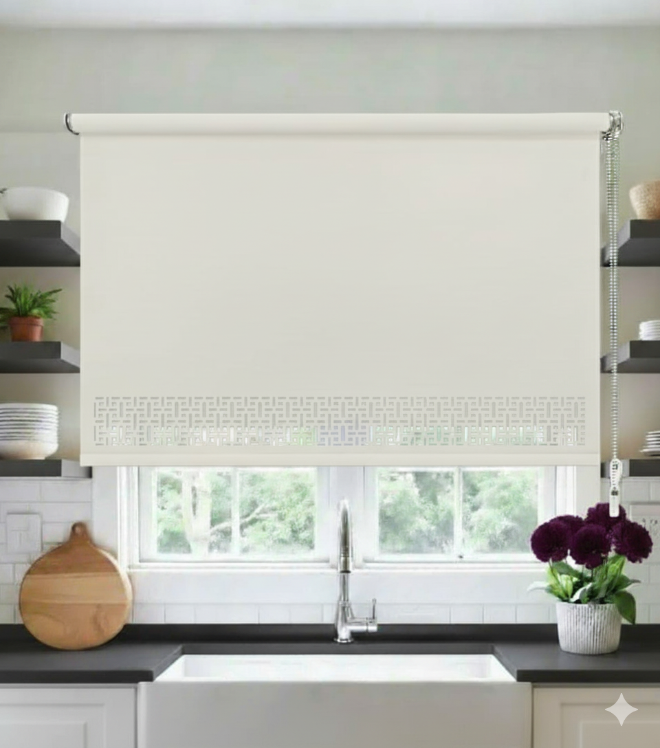 ArtLüx Beyaz Blackout Lazer Stor Perde
